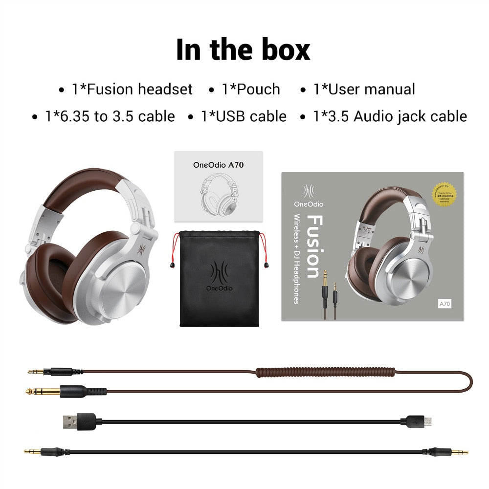 Fusion-B Wireless Bluetooth/ Wired Headphones