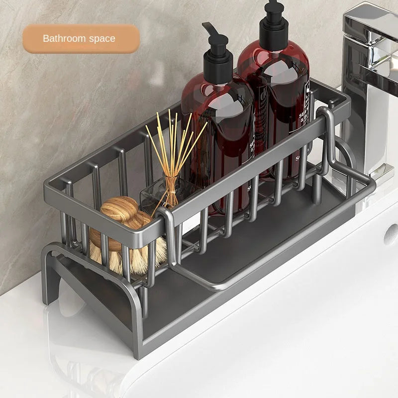 Kitchen Shelf w/ Hang Rack