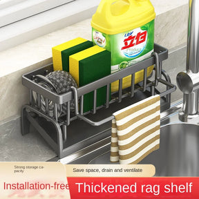 Kitchen Shelf w/ Hang Rack