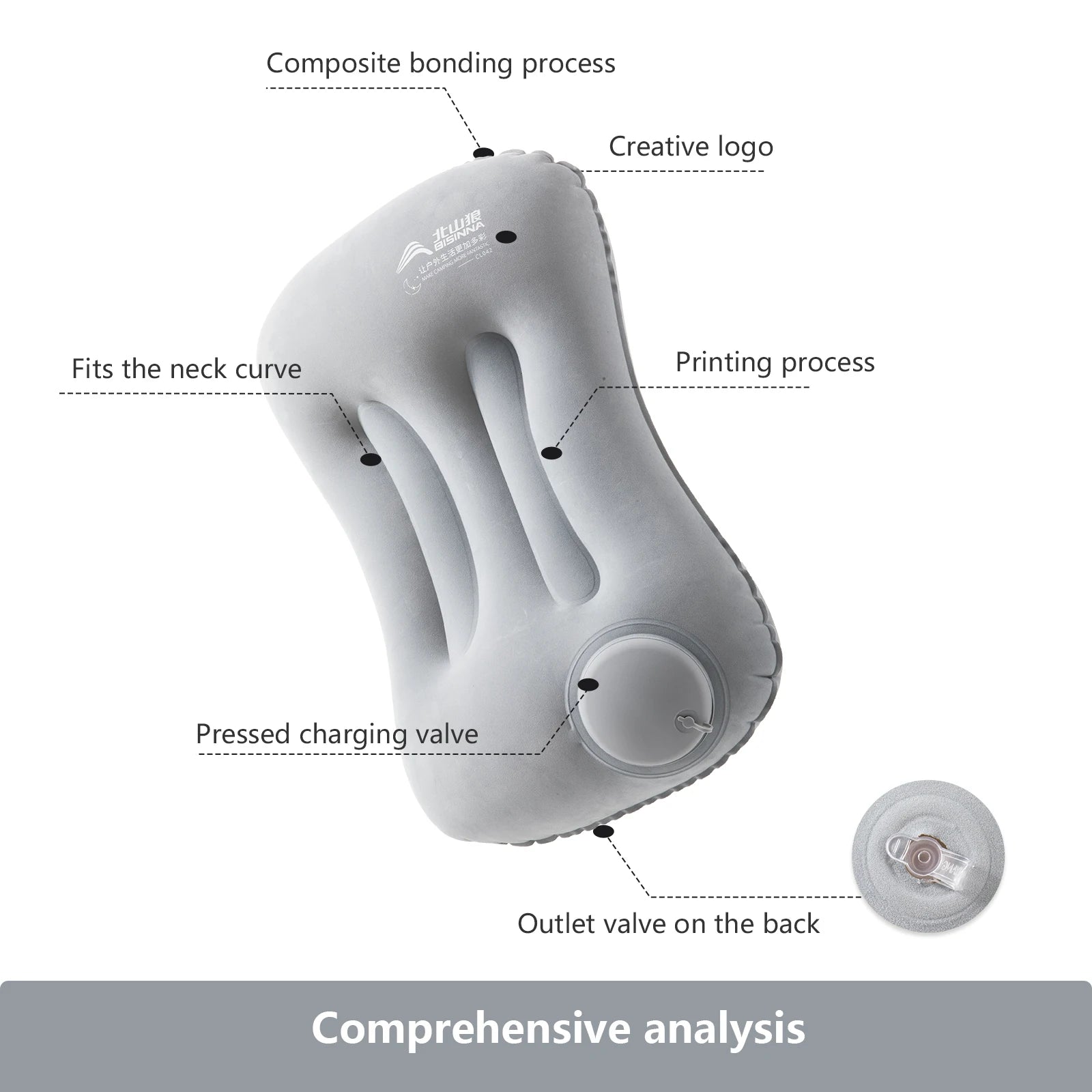 Ultralight Inflatable Travel Pillow