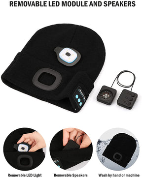 Bluetooth Headphones Audio Skully w/ LED Light