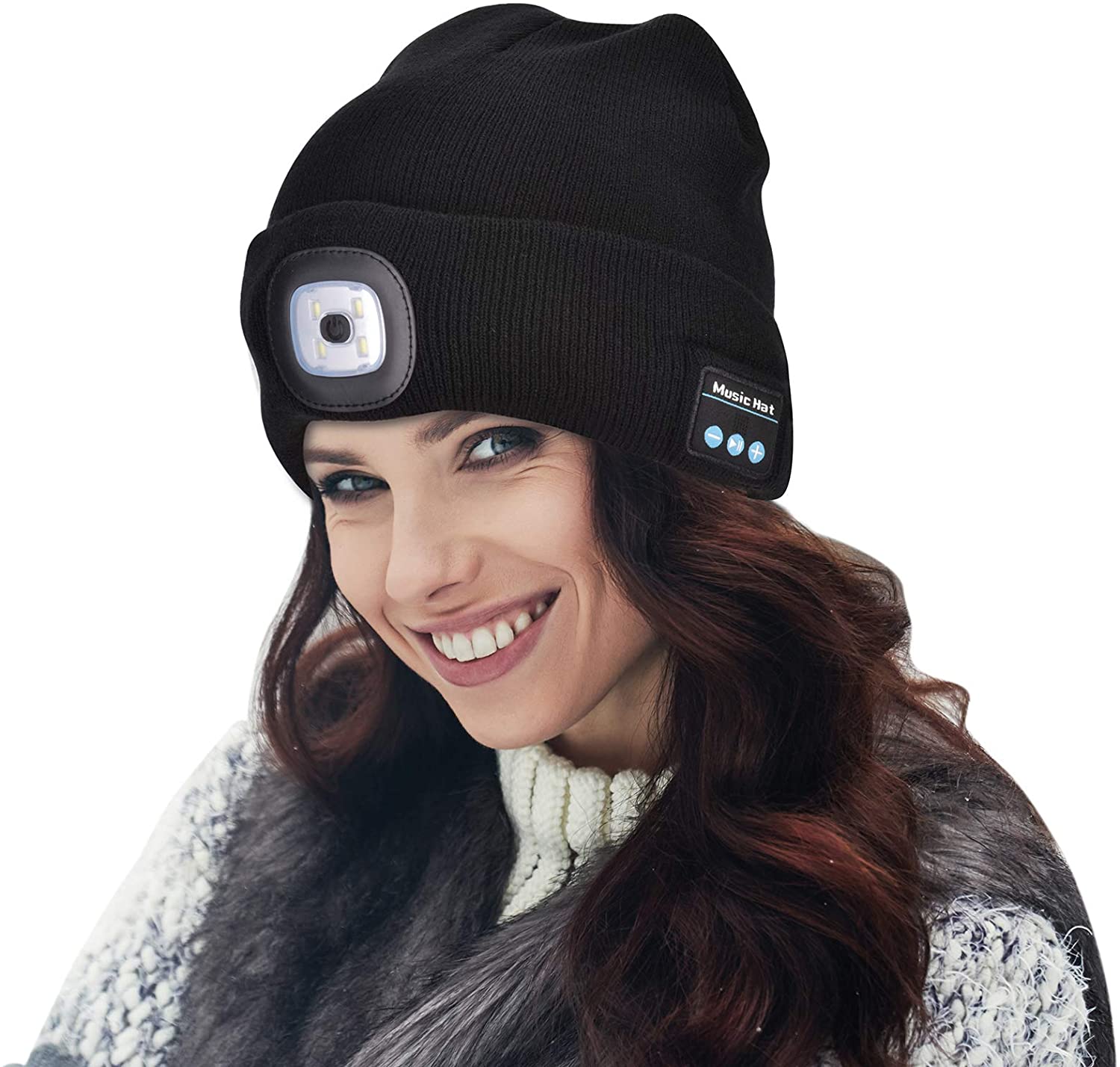 Bluetooth Headphones Audio Skully w/ LED Light