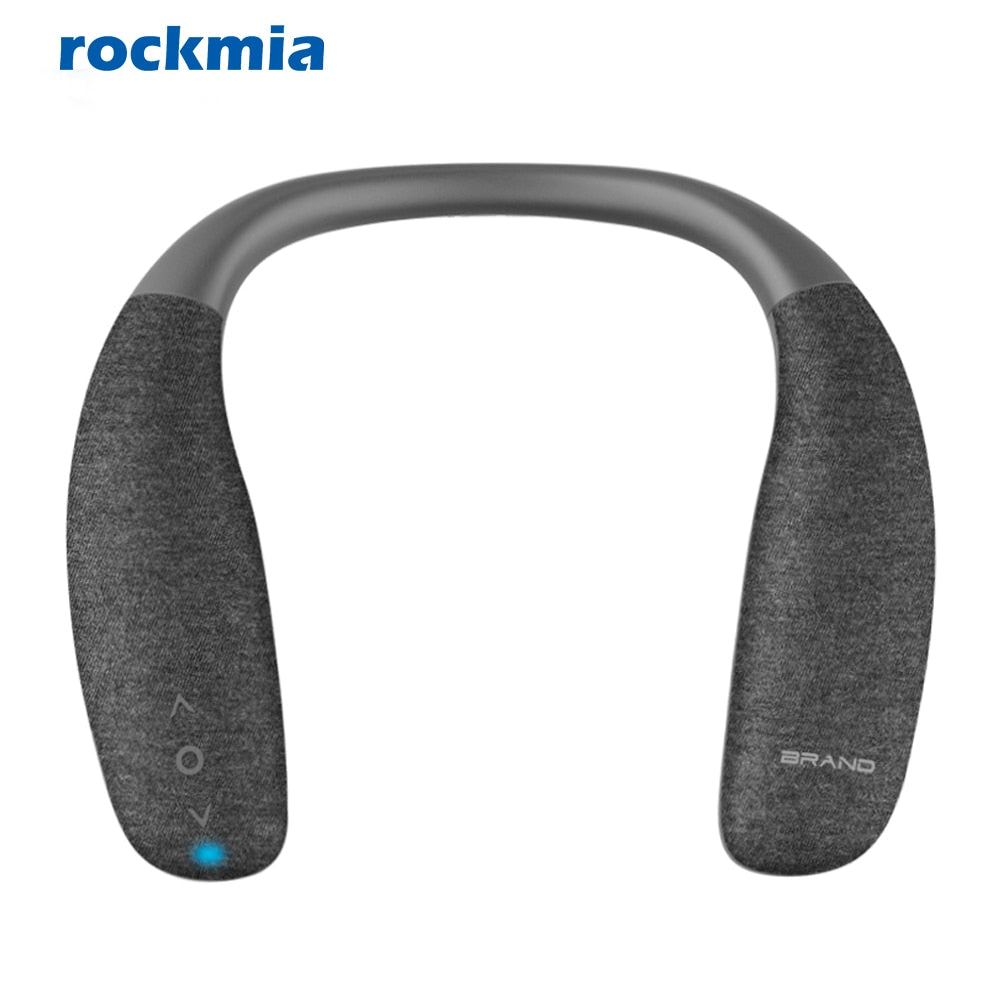 3D Surround Sound Neck Mount Bluetooth Speaker w/ Microphone