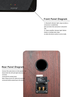 FD20 2.0 Bookshelf Bluetooth Speaker