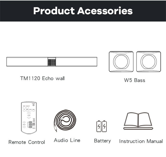 Echo Wall Soundbar Set