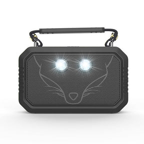 Wild Fox Outdoor Waterproof Bluetooth Speaker w/LED Light