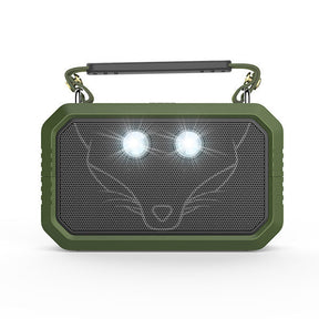 Wild Fox Outdoor Waterproof Bluetooth Speaker w/LED Light