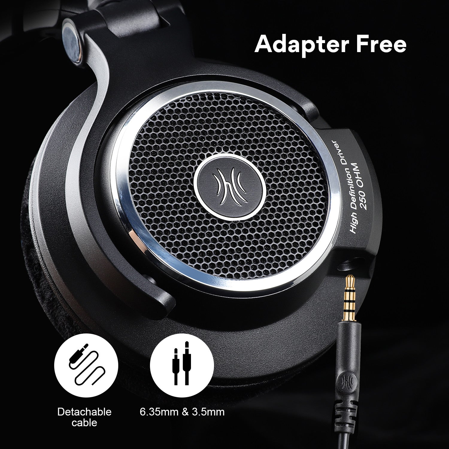 DJ 80 Pro Hi-Res Wired Headphones w/Open Back